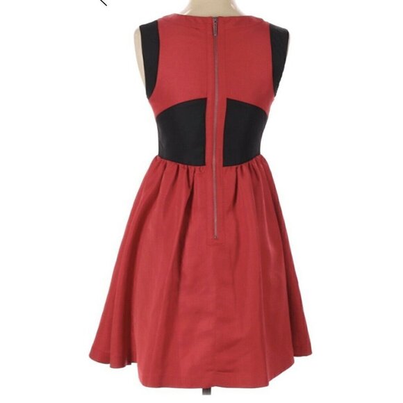 Prabal Gurung For Target Sz‎ 2 Red & Black Dress - Picture 2 of 2